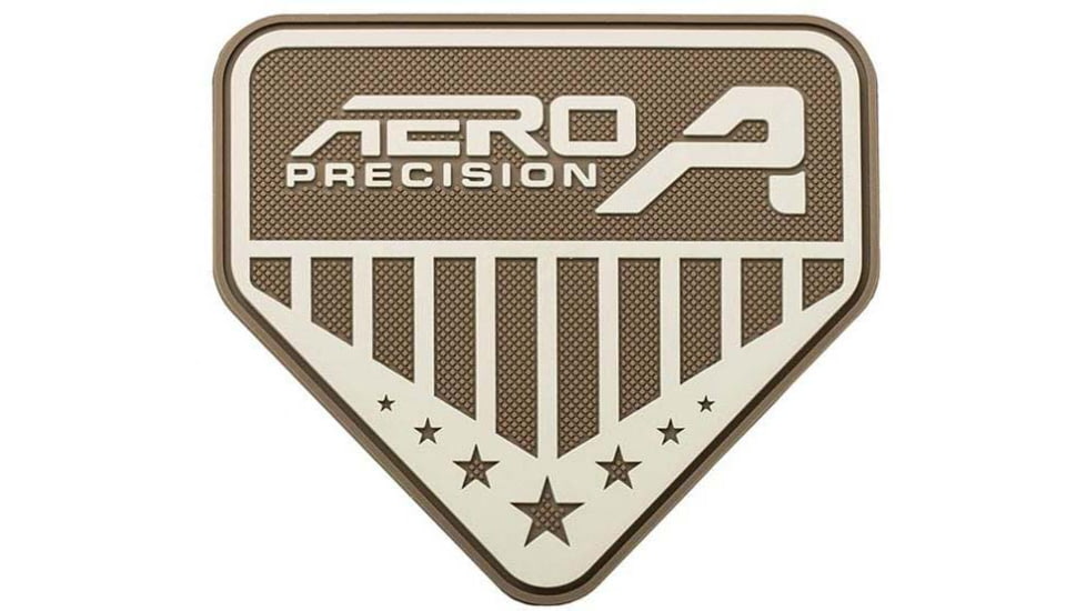 Aero Precision Rubber Patch - Badge Brown, APAG100241