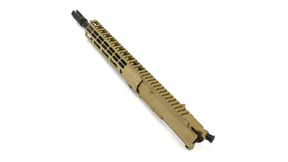 Aero Precision Threaded Upper Receiver, M4E1, 5.56, 11.5 inch Barrel, 9 inch M-LOK ATLAS R-ONE Handguard, A2 Flash Hider, Flat Dark Earth, APAR700712M29