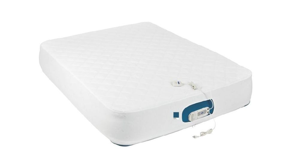 Aerobed Airbed Extra High Air Mattress W/ Duvet W/ 120V Built in Pump, Queen 2000014147