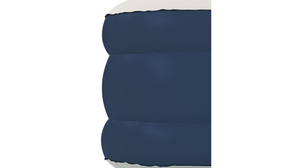 Aerobed Airbed Memory Foam Air Mattress W/ 120V Built in AC Pump, Blue / White, Queen 2000015885