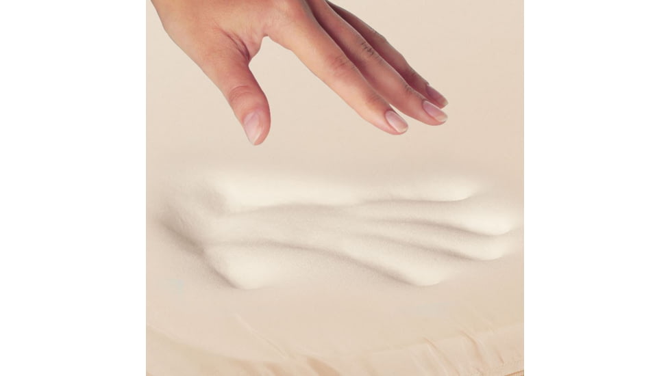 Aerobed Airbed Memory Foam Air Mattress W/ 120V Built in AC Pump, Blue / White, Queen 2000015885