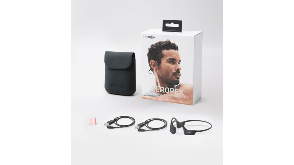 Shokz Aeropex Headphones, Cosmic Black, Mini, AS800CBM