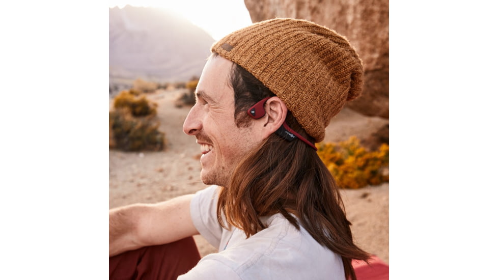 Shokz Air Headphones, Canyon Red, Standard, AS650CR