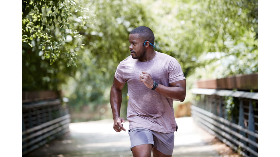 Shokz OpenMove Wireless Bone Conduction Headphones, Evelation Blue, AS660EB