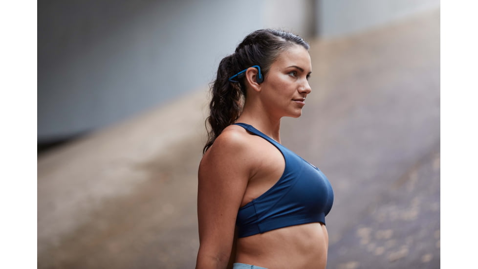 Shokz OpenMove Wireless Bone Conduction Headphones, Evelation Blue, AS660EB