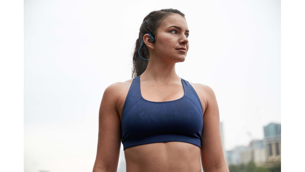 Shokz OpenMove Wireless Bone Conduction Headphones, Evelation Blue, AS660EB