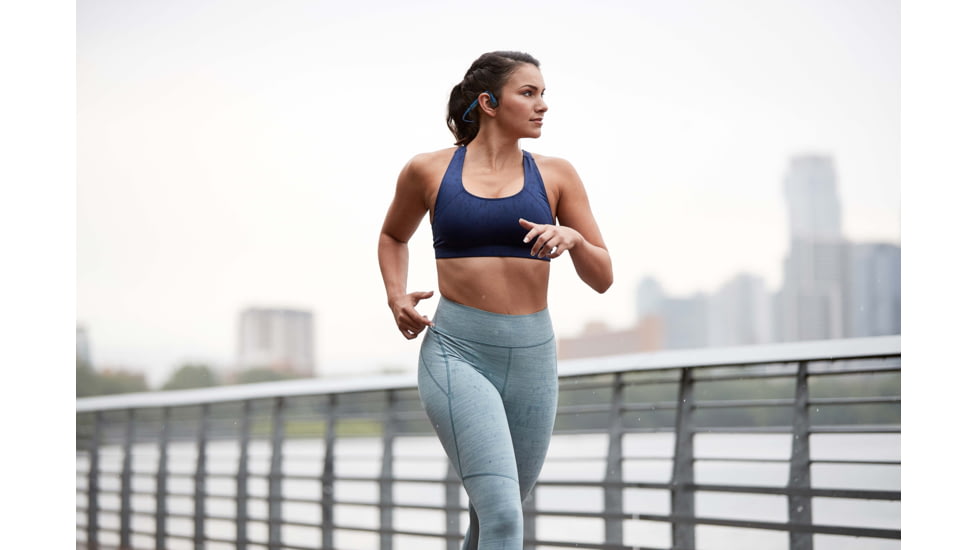 Shokz OpenMove Wireless Bone Conduction Headphones, Evelation Blue, AS660EB