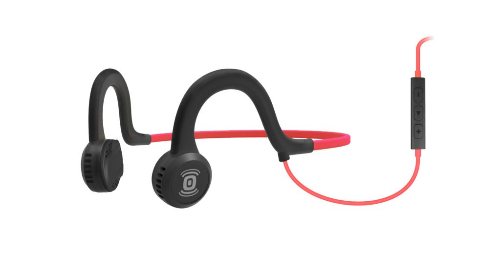 Shokz Sportz Titanium With Mic, 12 Hours, 20Hz-20KHz, Microphone 49dB  3dB, Lava Red, Regular AS451LR