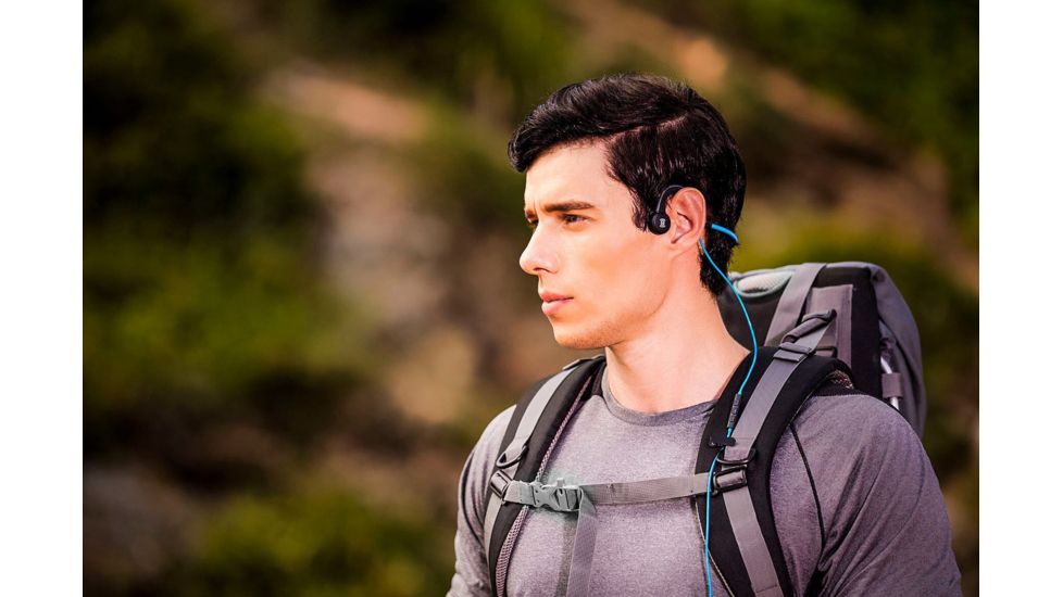 Shokz Sportz Titanium With Mic, 12 Hours, 20Hz-20KHz, Microphone 49dB  3dB, Lava Red, Regular AS451LR