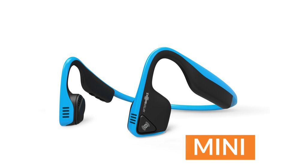 Shokz Titanium Mini, 6 Hours, IP55, 20Hz-20KHz, Ocean Blue, Small, AS600OB-Mini