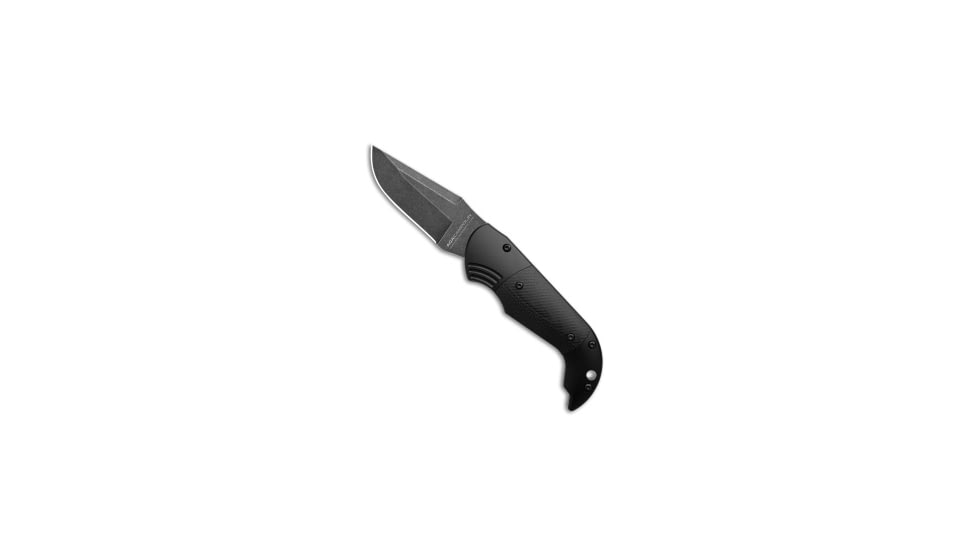 Aga Campolin AGA Campolin Alex Bolster Release Automatic Knife Black G-10 3.1" Black SW, Black, 440B, adult, BHQ-230170