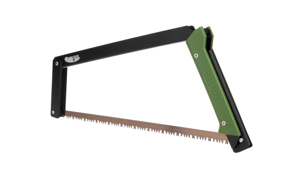 Agawa Canyon BOREAL21, Black Annodized Frame/Forest Green Handle, 21 ALL-PURPOSE BLADE, A2B1C1