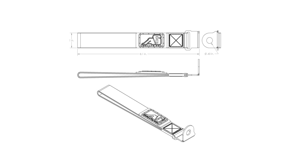 Agency 6 Gen 5 Toyota 4Runner Rear Lift Gate Hatch Pull Assist Strap