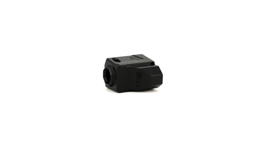 Agency Arms 118 Dual Port Smith &amp; Wesson M&amp;P9 1.0 Barrel Compensators, Black, 118-M1-BLK
