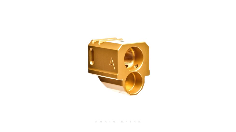 Agency Arms 419 Compensator, Glock 17/19/34 Gen4, Gold 417-4-GLD