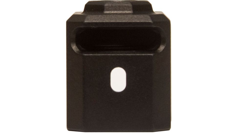 Agency Arms 417 Single Port Barrel Compensators, Glock 43, Black, 417S-G43-BLK