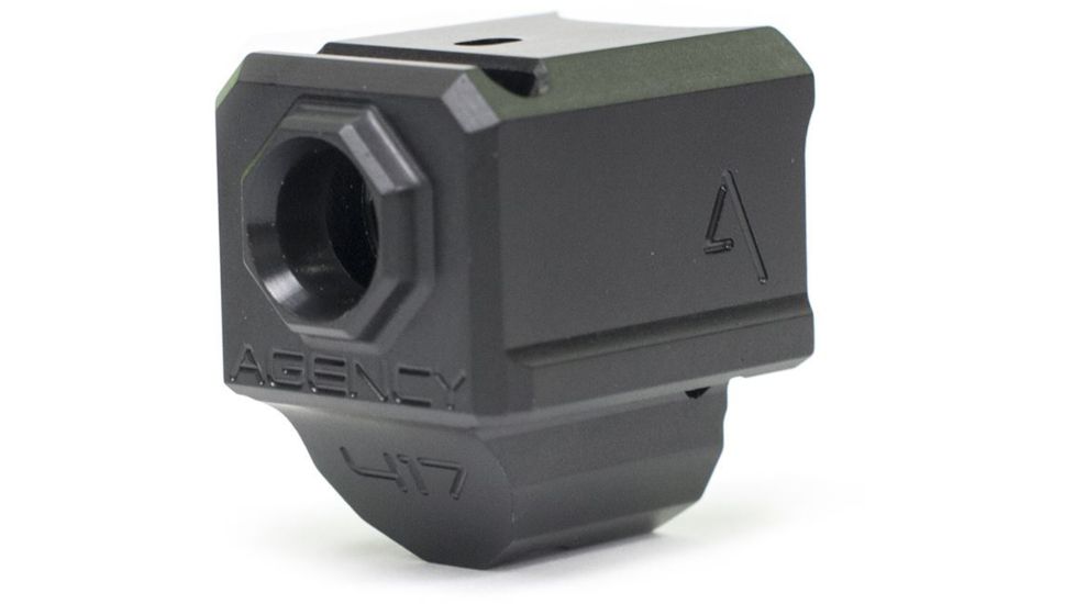 Agency Arms 417 Single Port Gen 5 Barrel Compensators, Black, 417S-G5-BLK
