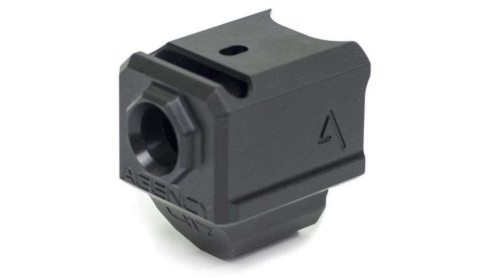 Agency Arms 417 Single Port Gen 5 Barrel Compensators, Black, 417S-G5-BLK