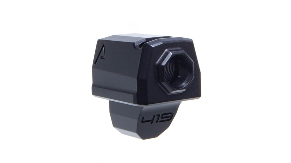 Agency Arms 419 Sig P320 OEM Single Port Compensator, Black, 419S-OEM-BLK