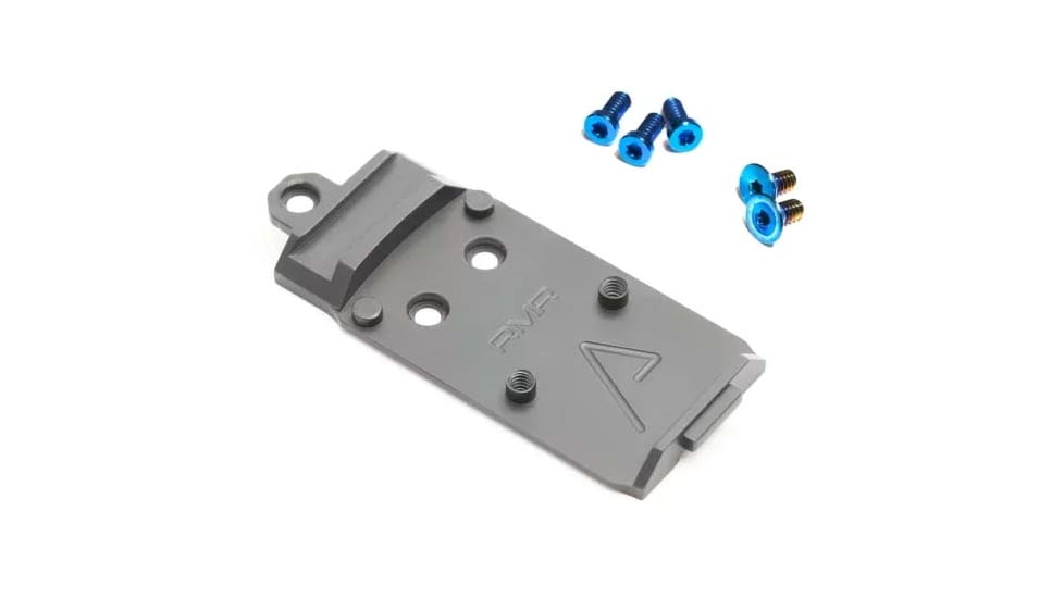 Agency Arms Chamfered RMR Red Dot Sight Mount Plate for Glock, Iron Forward , AOS Plates, Black, G-AOS-RMR2DTF-C