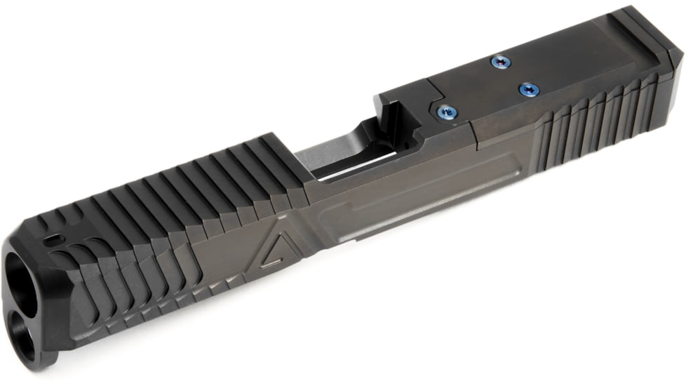 Agency Arms Gavel Stripped Precut Glock 19 Pistol Slide, Gen 5 Compatible, Black, G19G5-G-SL