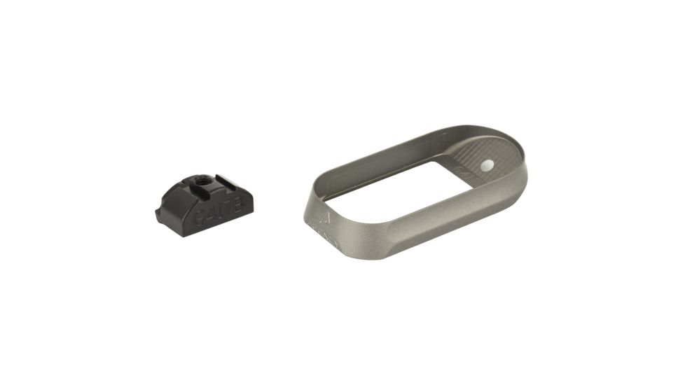 Agency Arms Glock 17 Gen4 Magazine Well for Large Back Straps, Black, AGEMW-G17G4-LBS-B