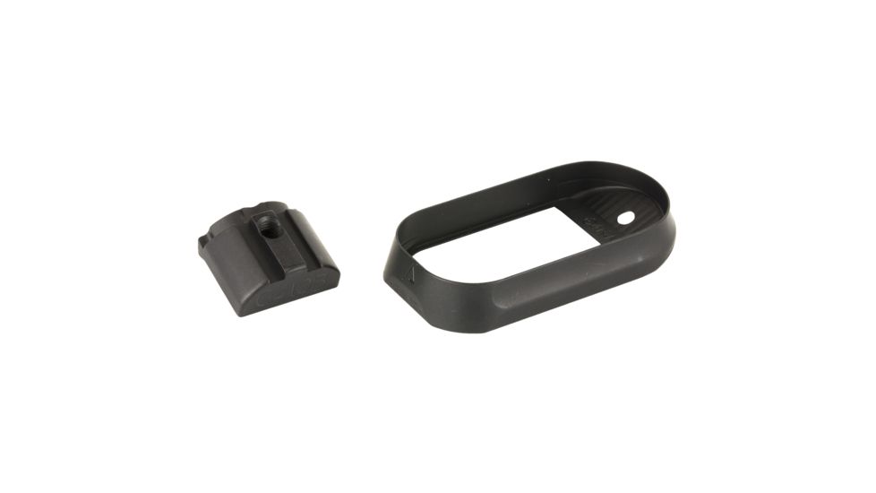 Agency Arms Glock 19 Gen4 Magazine Well for Medium Back Straps, Black, AGEMW-G19G4-MBS-B