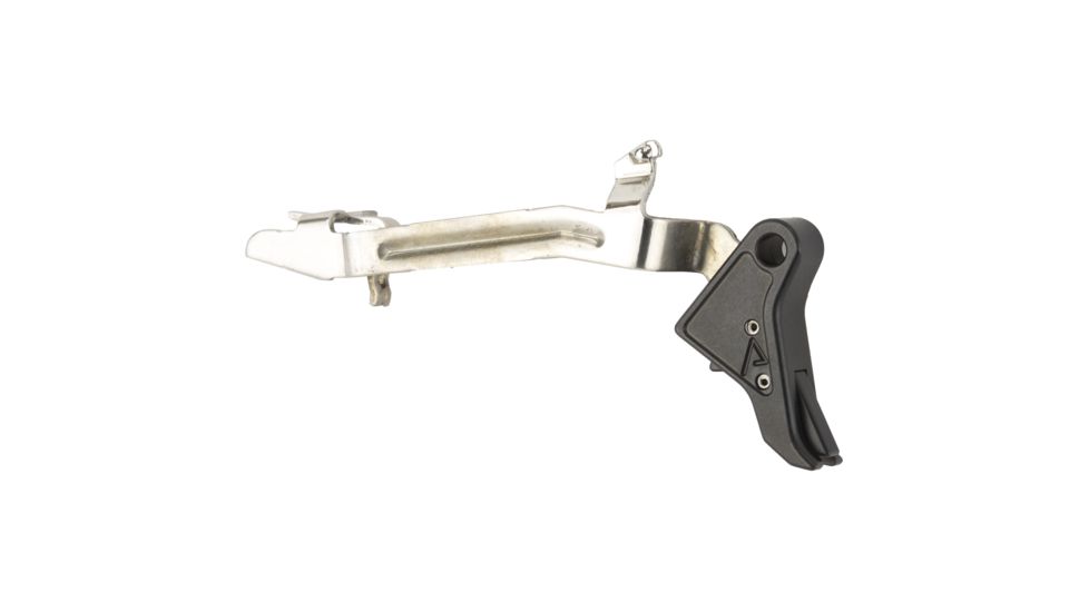 Agency Arms Glock 20/21/21SF/29/29SF/30/30SF Drop-in Flat Trigger w/Connector, Black, AGEDIT-45-B