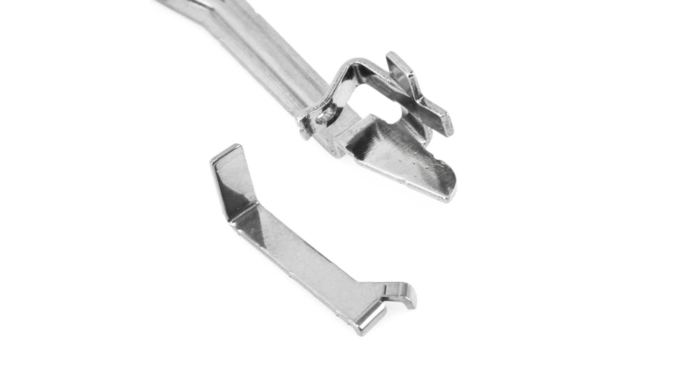 Agency Arms Glock 20/21/21SF/29/29SF/30/30SF Drop-in Flat Trigger w/Connector, Gray, AGEDIT-45-G