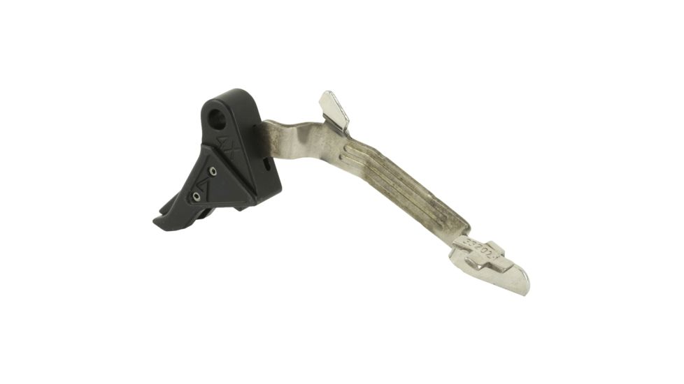 Agency Arms Glock 42 Drop-in Flat Trigger w/Connector, Black, AGEDIT-42-B