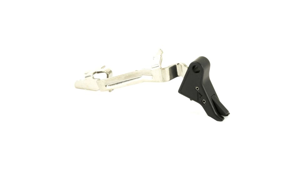 Agency Arms Glock Gen4 17/17L/19/22/23/24/26/27/31/32/33/34/35/37/38/39 Drop-in Flat Trigger w/Connector, Black, AGEDIT-9-B