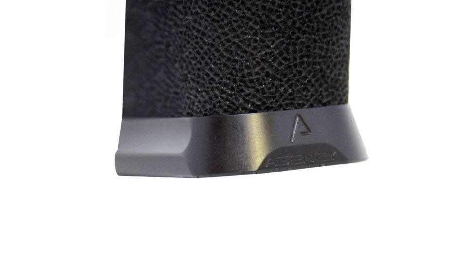 Agency Arms Magwell, Glock 17 Gen4, Medium Back Strap, Black MW-G17G4-MBS-B