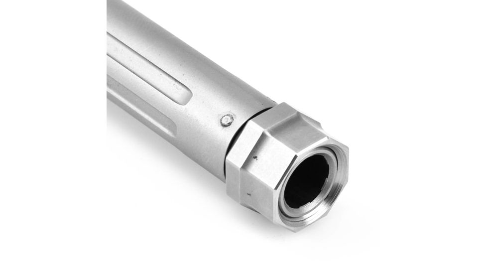 Agency Arms Mid Line Compatible Barrel, Threaded/Fluted, Glock 17, Stainless Steel, MLG17T/FSS