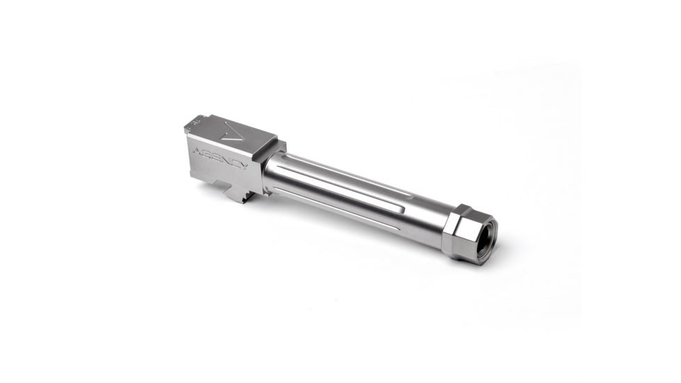 Agency Arms Mid Line Match Grade Drop-In Barrel, Threaded/Fluted, Glock 19, Stainless Steel, MLG19T/FSS