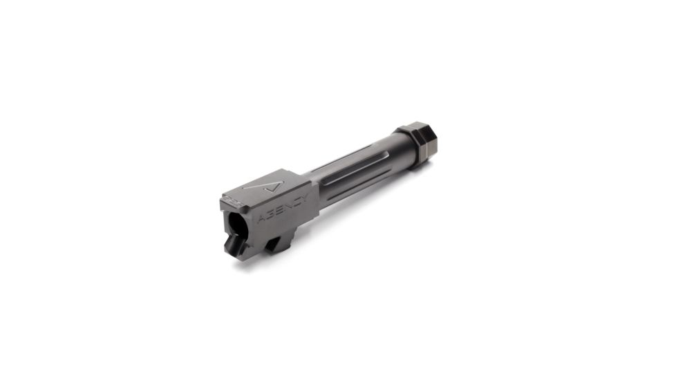 Agency Arms Mid Line Match Grade Drop-In Barrel, Threaded/Fluted, Glock 26, DLC MLG26T/FDLC