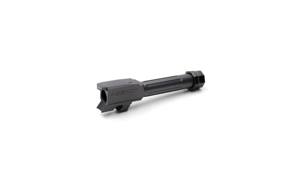 Agency Arms Mid Line Match Grade Drop-In Barrel, Threaded/Fluted, Glock 43, DLC MLG43T/FDLC
