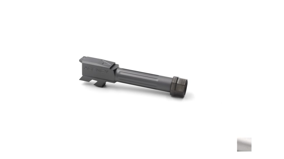 Agency Arms Mid Line Match Grade Drop-In Barrel, Threaded/Fluted, Glock 43, Stainless Steel, MLG43T/FSS