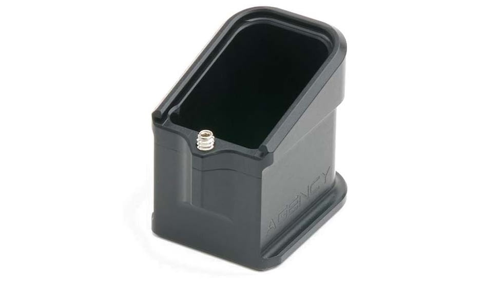 Agency Arms P320 Compatible Magazine Extension, Black, BP-320-BLK-5RD