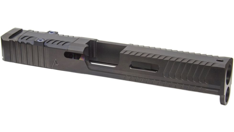 Agency Arms Peacekeeper Stripped Precut Glock 19 Pistol Slide, Gen 4 Compatible, Black, G19G4-PK-SL