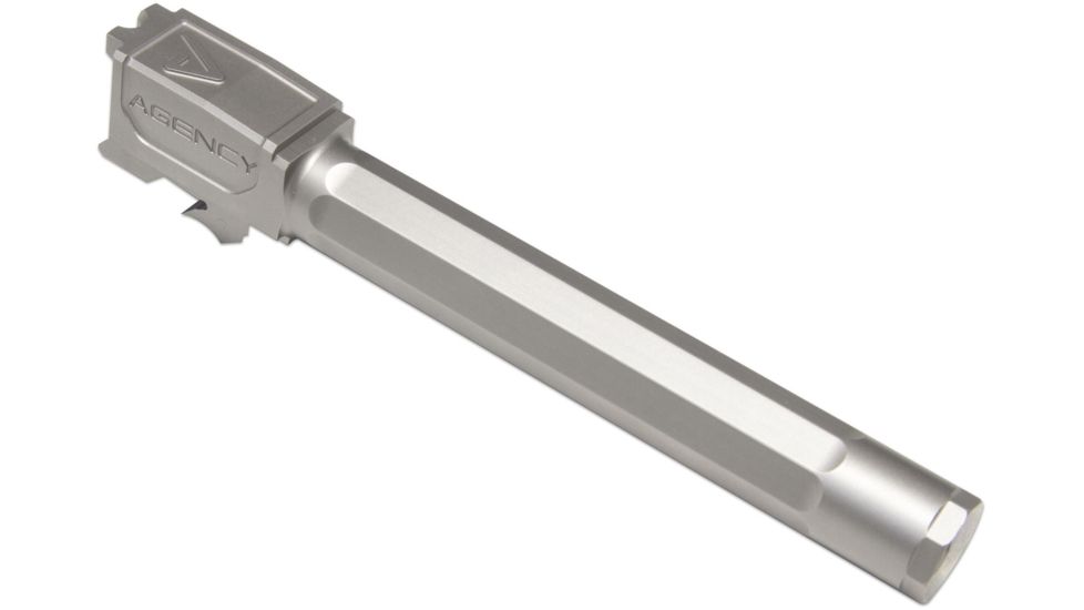 Agency Arms Premier Line Compatible Non-Threaded Pistol Barrels, Smith &amp; Wesson M&amp;P9, 5in, Silver, PLMPPFSS