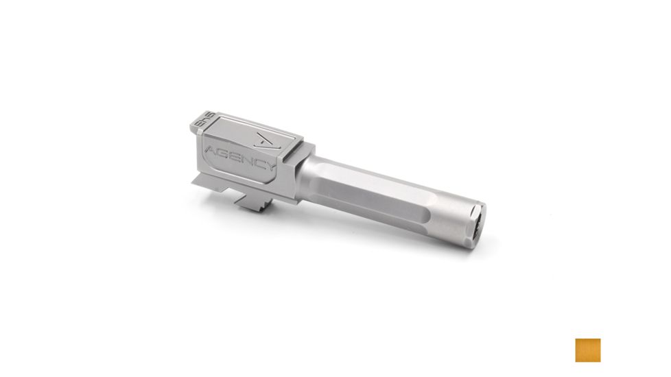 Agency Arms Premier Line Match Grade Drop-In Barrel, Fluted, Glock 43, Gold, Titanium Nitride, PLG43FTiN
