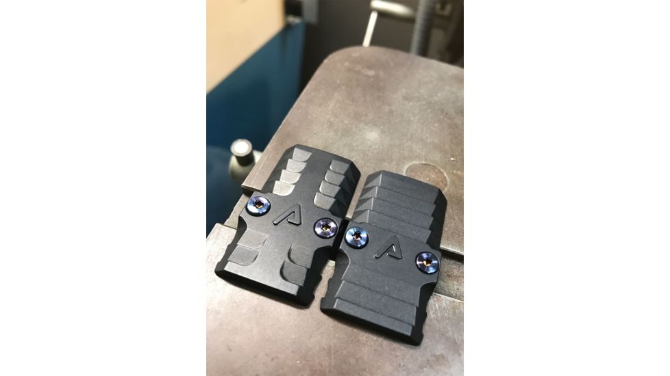 Agency Arms RMR Battle Plate - Bonesaw, Glock Standard Frame, Black BP-BS-ST-B