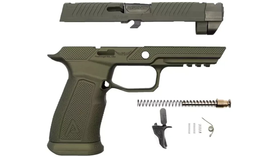 Agency Arms Sage P320 9mm Conversion Caliber Kit, OD Green, 0, AGE10037-2