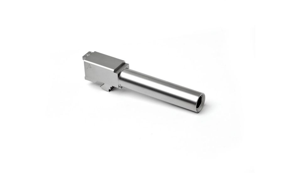 Agency Arms Standard Line Match Grade Drop-In Barrel, Non-Threaded, Glock 19, Stainless Steel, SLG19NTSS
