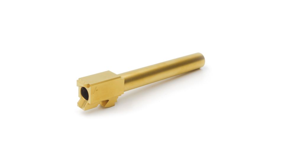 Agency Arms Standard Line Match Grade Drop-In Barrel, Non-Threaded, Glock 34, Gold, Titanium Nitride SLG34NTTiN