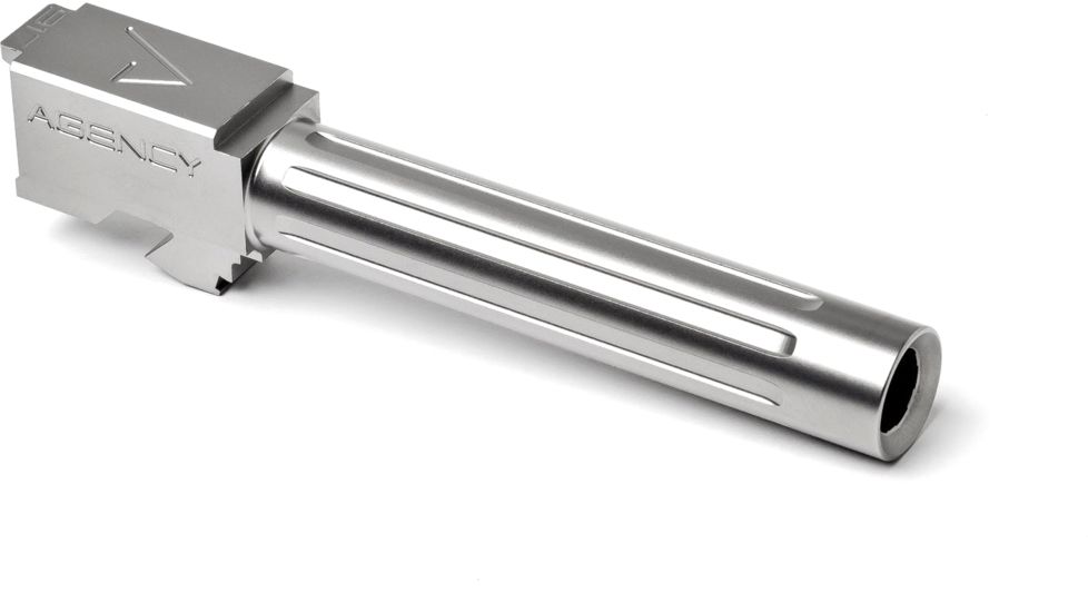 Agency Arms Standard Line Match Grade Drop-In Barrel, Non-Threaded, Glock 43, Stainless Steel, SLG43NTSS
