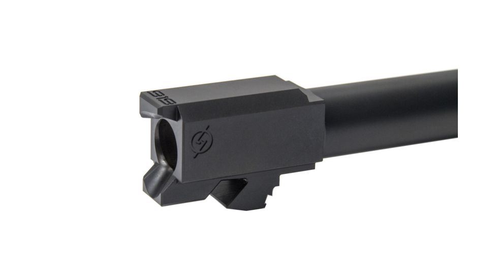 Agency Arms Syndicate Drop-In Match Grade Barrel, Glock 19 Gen1-4, 1-10 Twist, DLC, Black, SYN19NTDLC