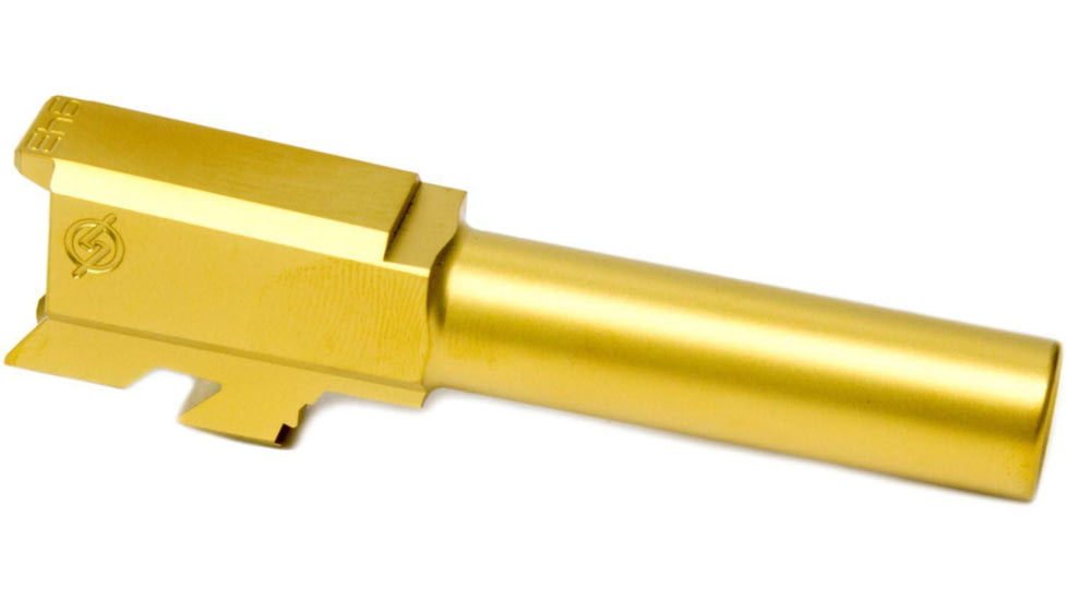 Agency Arms Syndicate Drop-In Match Grade Barrel, Glock 43, 1-10 Twist, Titanium Nitride, Gold, SYN43NTTiN