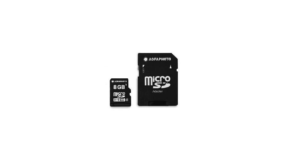 AGFAPhoto Micro SD Card 8GB Class 4 AP8GBMSDHCC4