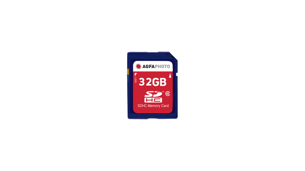 AGFAPhoto SDHC Memory Card, 32GB, Class 6 AP32GIGSDHCCL6